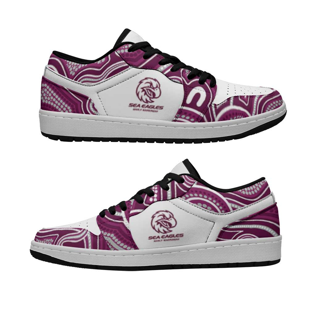 Sea Eagles 2026 Rugby Low Sneakers Aboriginal Art