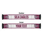 Sea Eagles Rugby Personalised Ruffneck Scarf 2026 Go Champions