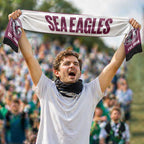 Sea Eagles Rugby Personalised Ruffneck Scarf 2026 Go Champions