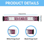 Sea Eagles Rugby Personalised Ruffneck Scarf 2026 Go Champions