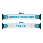 Sharks Rugby Personalised Ruffneck Scarf 2026 Go Champions