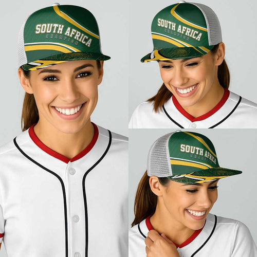 South Africa Rugby Bokke Baseball Net Cap Springboks - Stronger Together - Aussie Hoodie