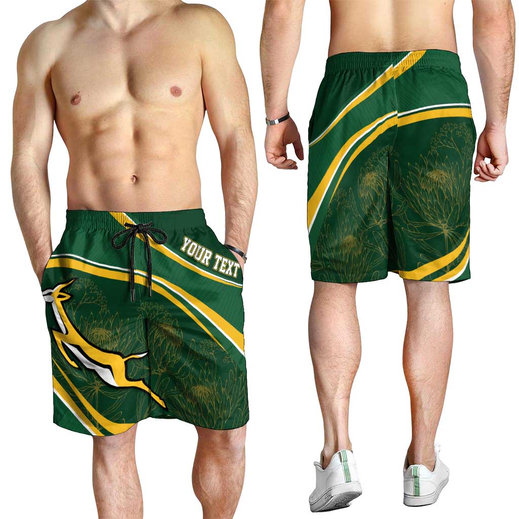 South Africa Rugby Personalized Bokke Shorts for Men Springboks - Stronger Together - Aussie Hoodie