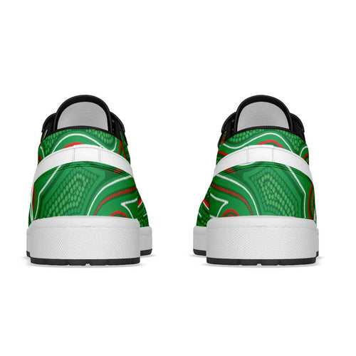 South Sydney Rabbitohs 2026 Rugby Low Sneakers Aboriginal Art