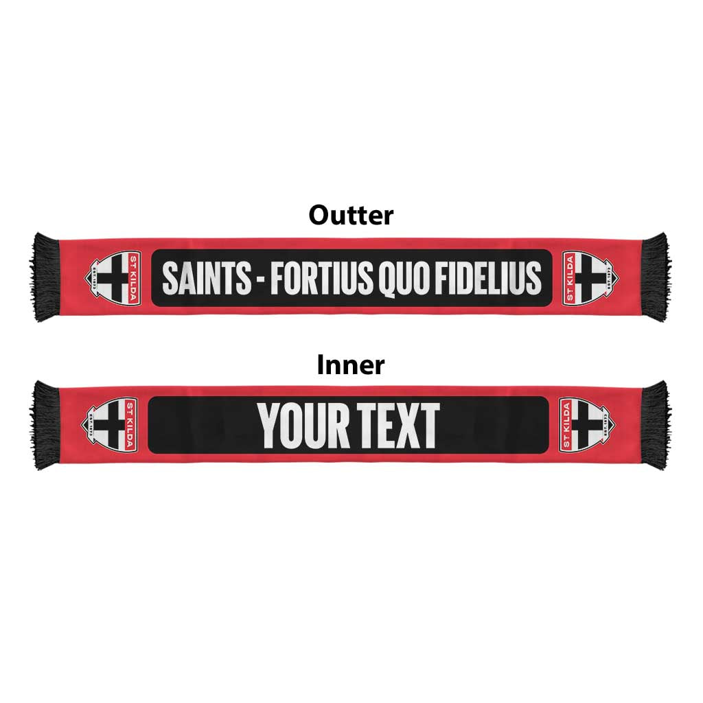 St Kilda Football Personalised Ruffneck Scarf 2026 Go Champions