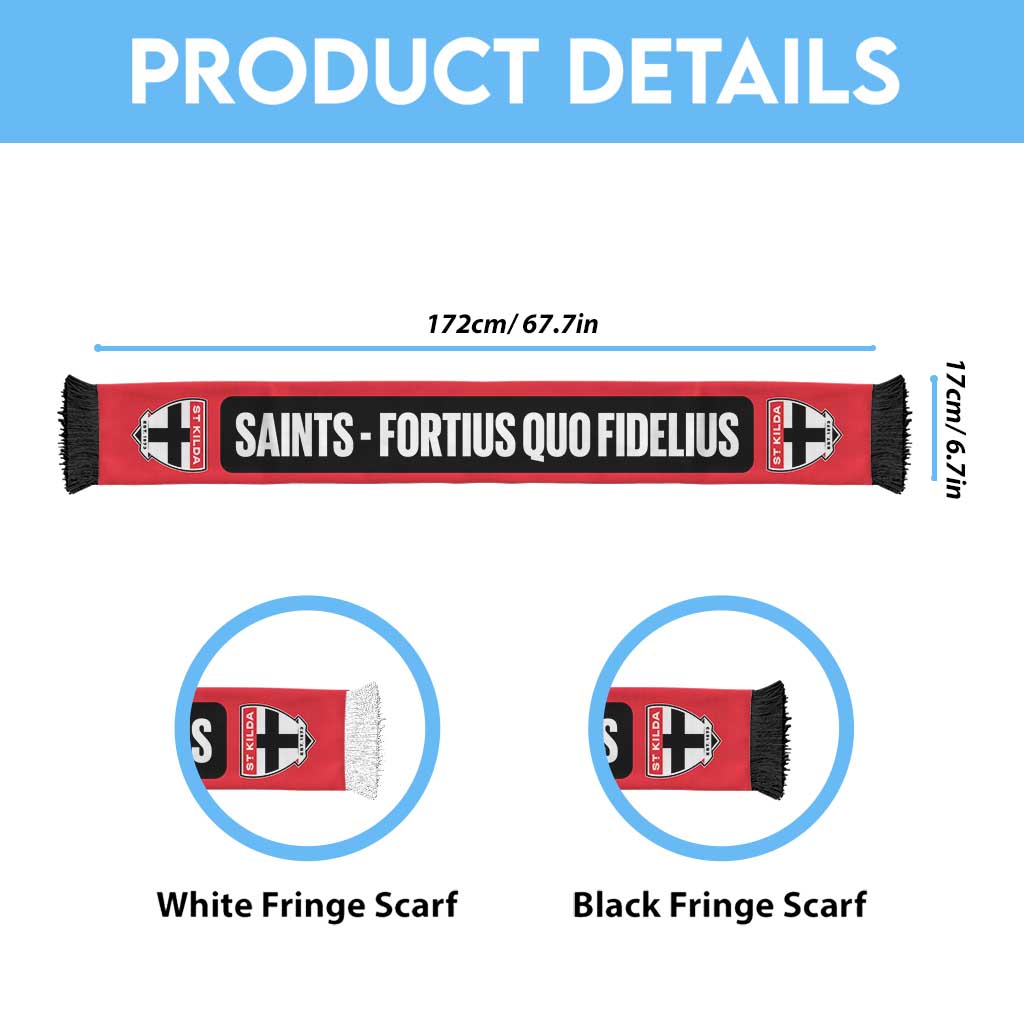 St Kilda Football Personalised Ruffneck Scarf 2026 Go Champions