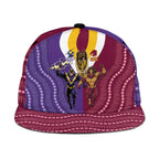 Storm And Broncos Rugby Snapback Cap Melbourne Brisbane Final Together Mascots Style - Aussie Hoodie