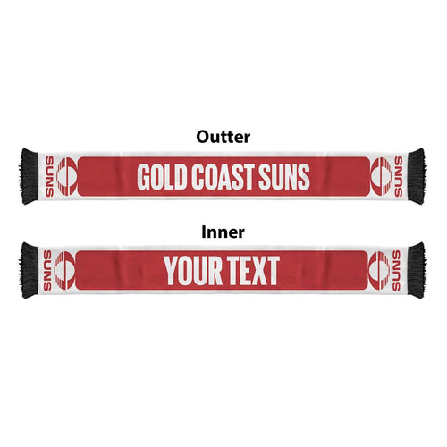 Suns Football Personalised Ruffneck Scarf 2026 Go Champions