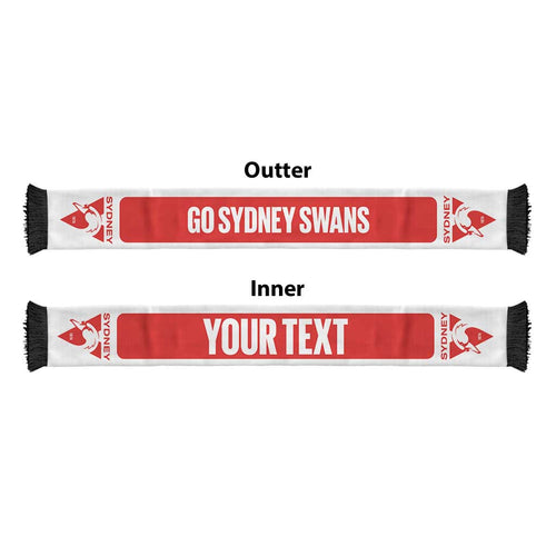 Swans Football Personalised Ruffneck Scarf 2026 Go Champions
