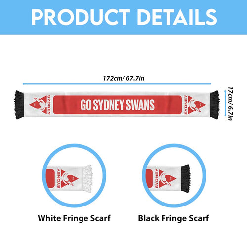 Swans Football Personalised Ruffneck Scarf 2026 Go Champions