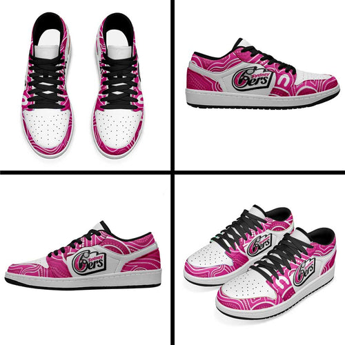 Sydney Sixers 2026 Cricket Low Sneakers Aboriginal Art