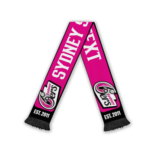 Sydney Sixers Cricket Personalised Ruffneck Scarf 2026 Go Champions