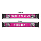 Sydney Sixers Cricket Personalised Ruffneck Scarf 2026 Go Champions