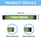 Sydney Thunder Cricket Personalised Ruffneck Scarf 2026 Go Champions
