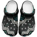 Taniko Aotearoa Mix Paua Shell Clogs Shoes Niho Taniwha Turquoise Glitter - Aussie Hoodie