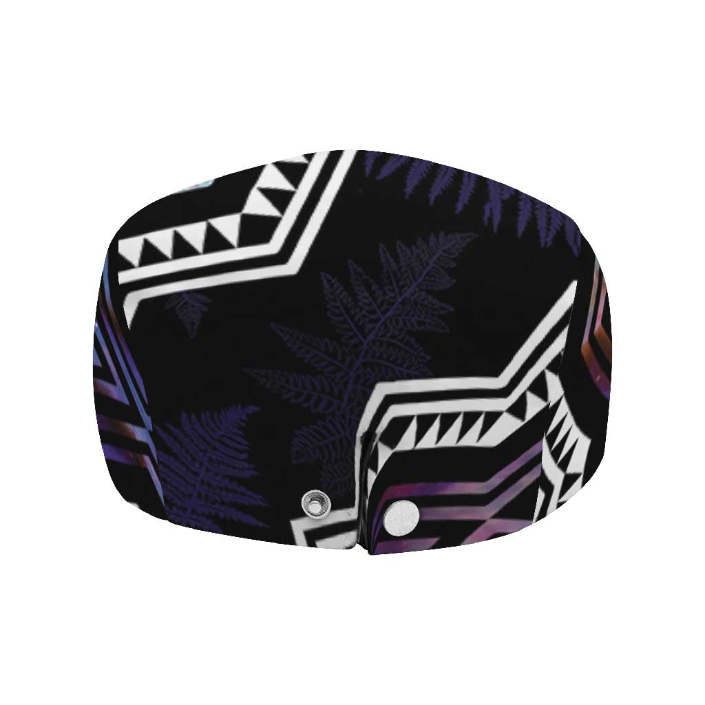 Taniko Aotearoa Mix Paua Shell Jeff Hat Niho Taniwha Lilac Glitter - Aussie Hoodie