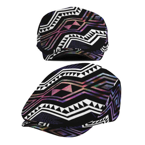 Taniko Aotearoa Mix Paua Shell Jeff Hat Niho Taniwha Lilac Glitter - Aussie Hoodie