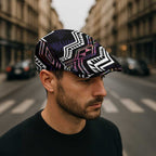 Taniko Aotearoa Mix Paua Shell Jeff Hat Niho Taniwha Lilac Glitter - Aussie Hoodie