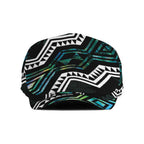 Taniko Aotearoa Mix Paua Shell Jeff Hat Niho Taniwha Turquoise Glitter - Aussie Hoodie
