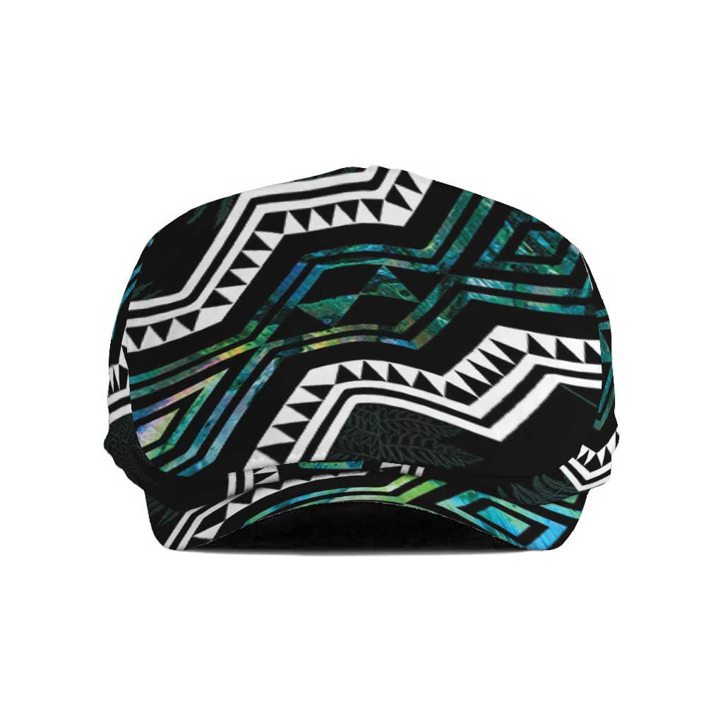 Taniko Aotearoa Mix Paua Shell Jeff Hat Niho Taniwha Turquoise Glitter - Aussie Hoodie