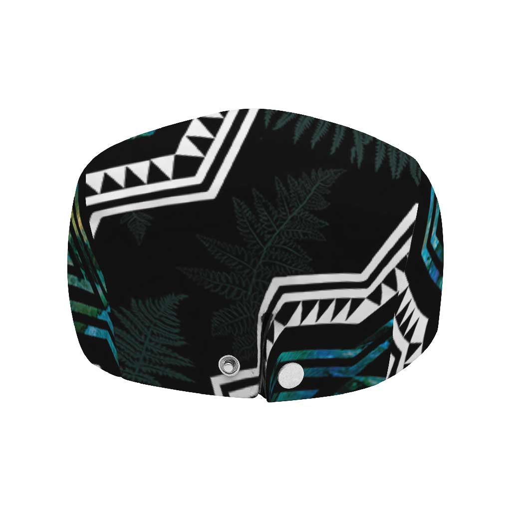Taniko Aotearoa Mix Paua Shell Jeff Hat Niho Taniwha Turquoise Glitter - Aussie Hoodie