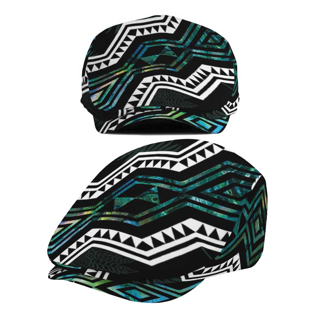 Taniko Aotearoa Mix Paua Shell Jeff Hat Niho Taniwha Turquoise Glitter - Aussie Hoodie