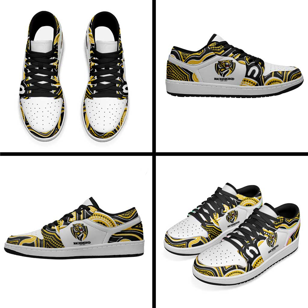 Tigers Richmond Football 2026 Low Sneakers Aboriginal Art