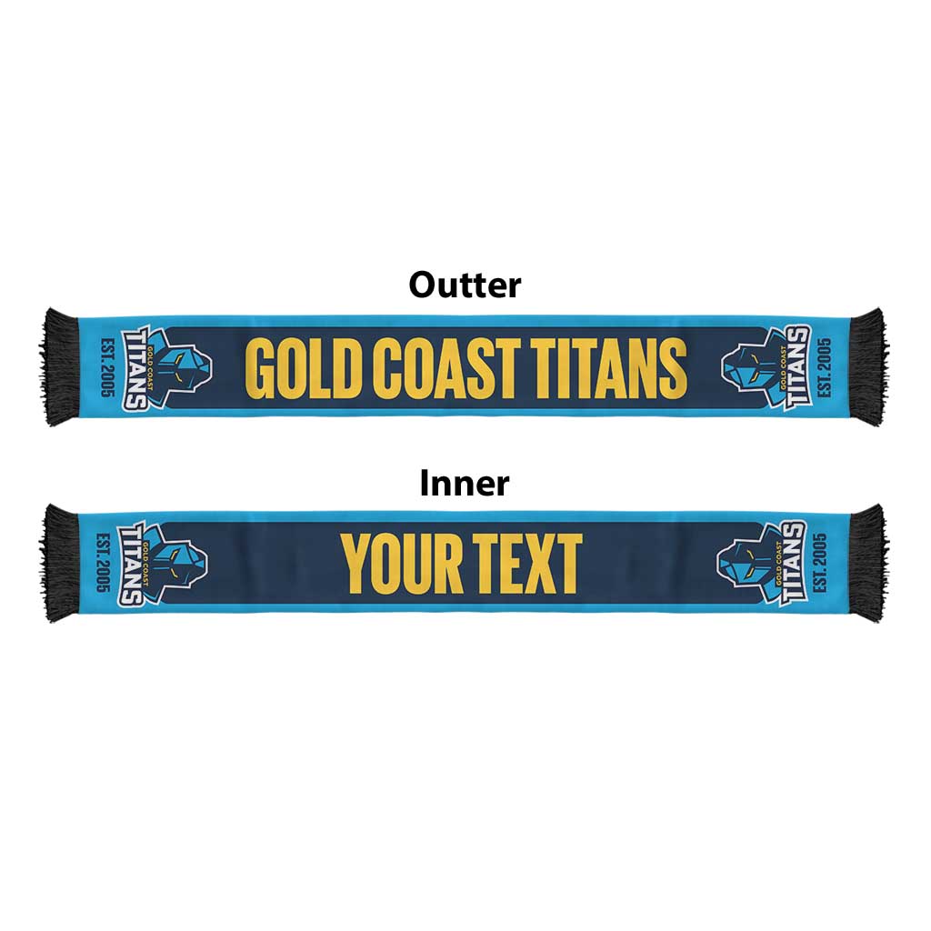 Titans Rugby Personalised Ruffneck Scarf 2026 Go Champions