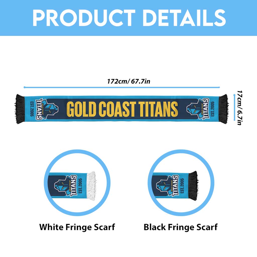 Titans Rugby Personalised Ruffneck Scarf 2026 Go Champions