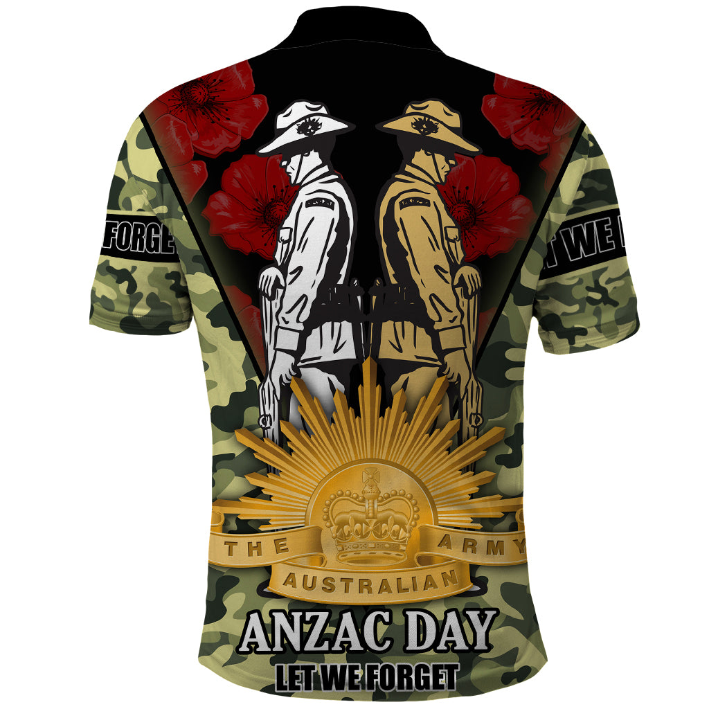 Anzac Day Polo Shirt - Australian Army Camo Patterns