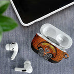Personalized Wests Tigers AirPods Case Polynesian Tribal Pattern Style