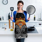 Personalized Wests Tigers Apron Polynesian Tribal Pattern Style
