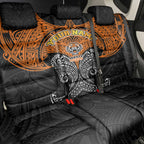 Personalized Wests Tigers Back Car Seat Cover Polynesian Tribal Pattern Style