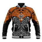 Personalized Wests Tigers Baseball Jacket Polynesian Tribal Pattern Style