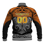 Personalized Wests Tigers Baseball Jacket Polynesian Tribal Pattern Style