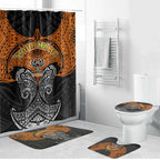 Personalized Wests Tigers Bathroom Set Polynesian Tribal Pattern Style