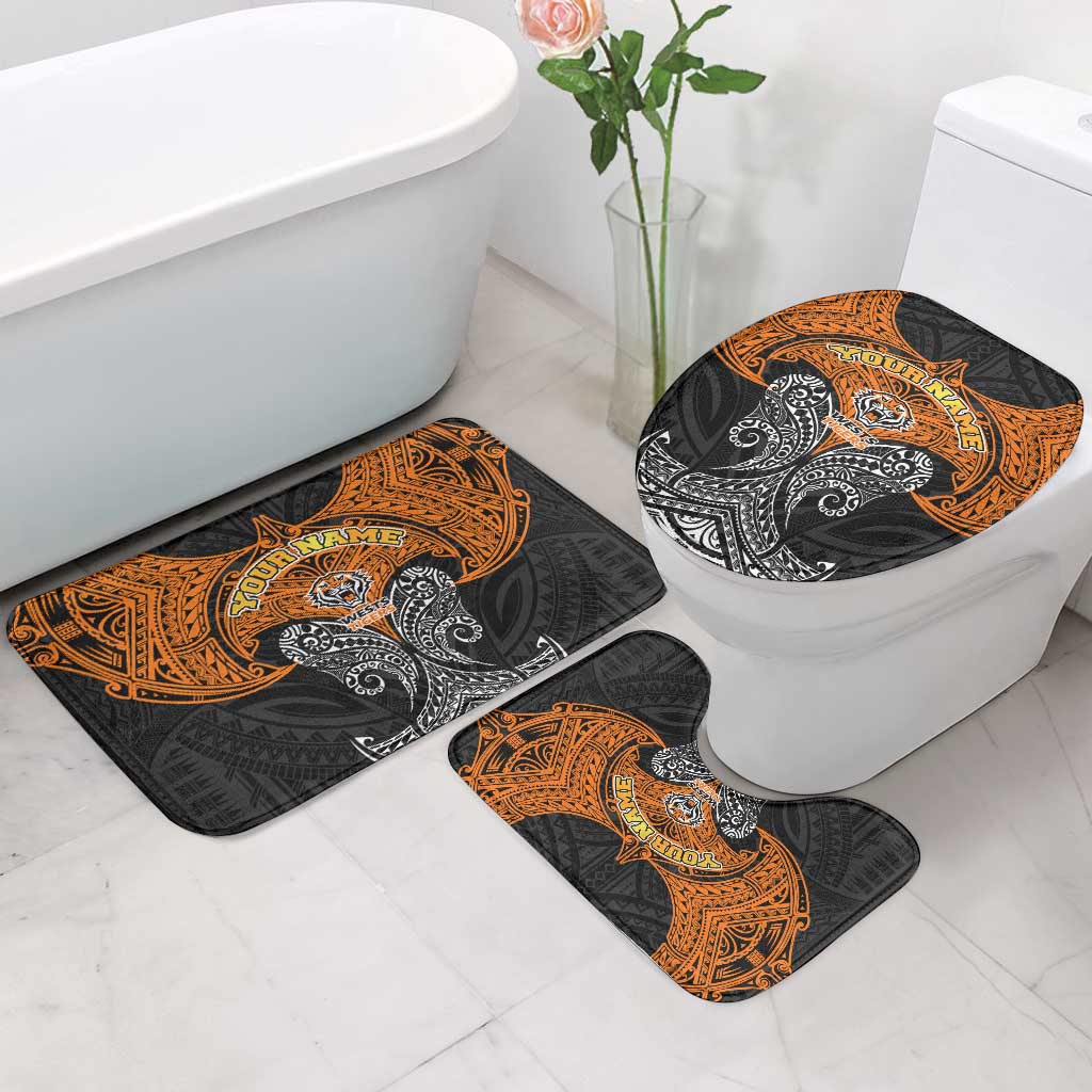 Personalized Wests Tigers Bathroom Set Polynesian Tribal Pattern Style