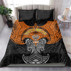 Personalized Wests Tigers Bedding Set Polynesian Tribal Pattern Style
