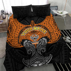 Personalized Wests Tigers Bedding Set Polynesian Tribal Pattern Style