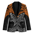 Personalized Wests Tigers Blazer Polynesian Tribal Pattern Style
