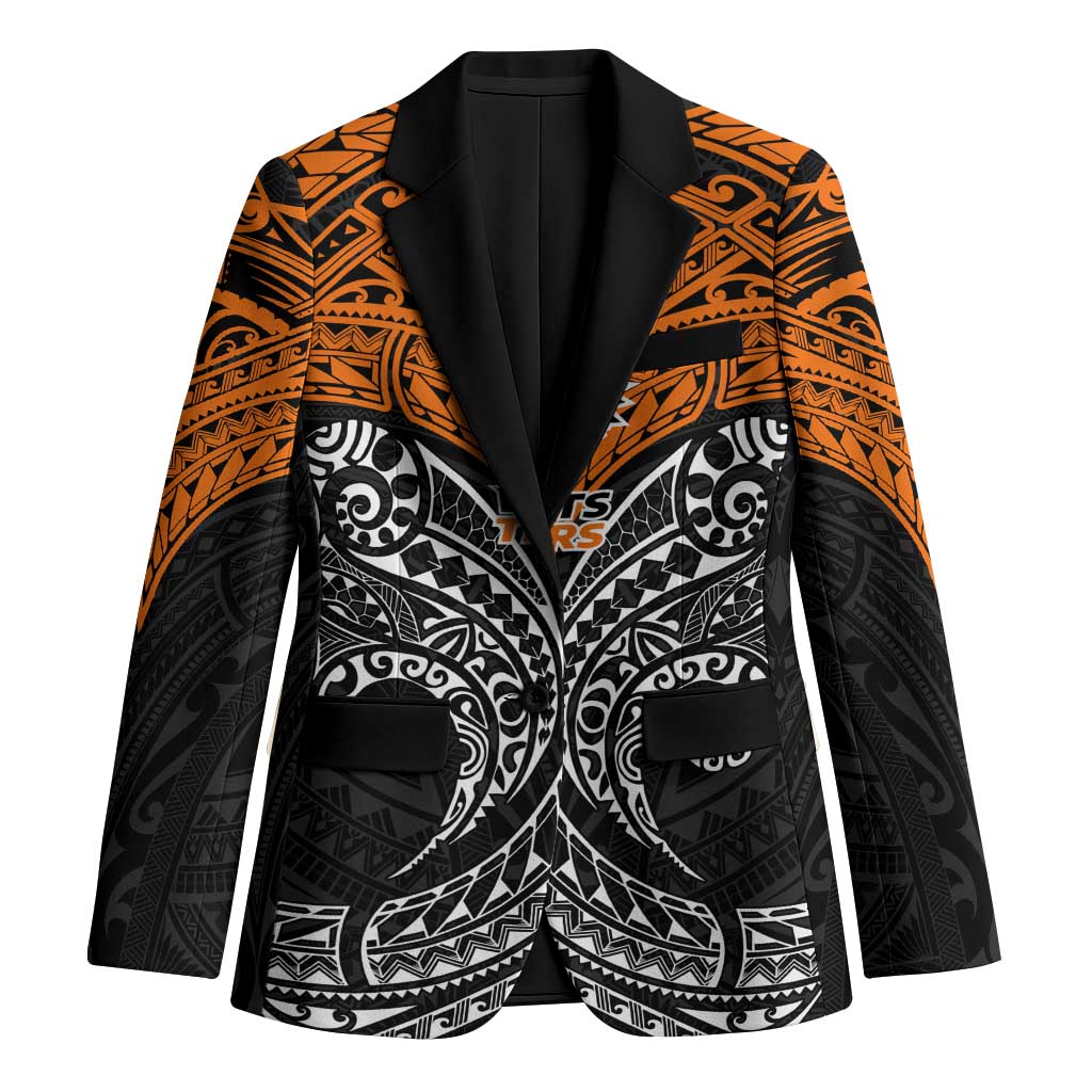 Personalized Wests Tigers Blazer Polynesian Tribal Pattern Style