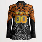 Personalized Wests Tigers Blazer Polynesian Tribal Pattern Style
