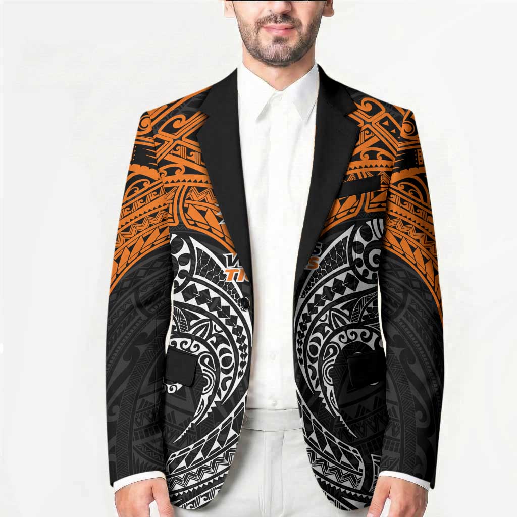 Personalized Wests Tigers Blazer Polynesian Tribal Pattern Style