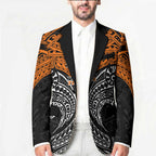 Personalized Wests Tigers Blazer Polynesian Tribal Pattern Style