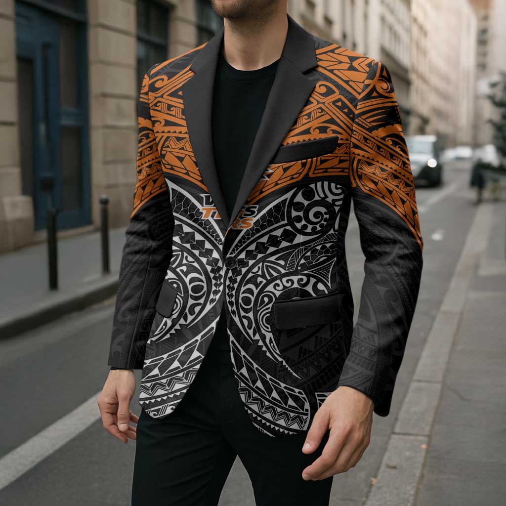 Personalized Wests Tigers Blazer Polynesian Tribal Pattern Style