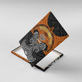Personalized Wests Tigers Canvas Wall Art Polynesian Tribal Pattern Style