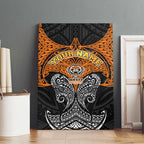 Personalized Wests Tigers Canvas Wall Art Polynesian Tribal Pattern Style