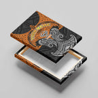 Personalized Wests Tigers Canvas Wall Art Polynesian Tribal Pattern Style