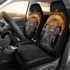 Personalized Wests Tigers Car Seat Cover Polynesian Tribal Pattern Style