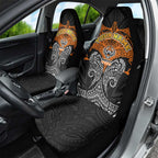 Personalized Wests Tigers Car Seat Cover Polynesian Tribal Pattern Style